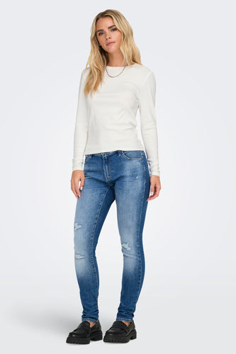 T-shirt met lange mouwen - ecru - ONLY®