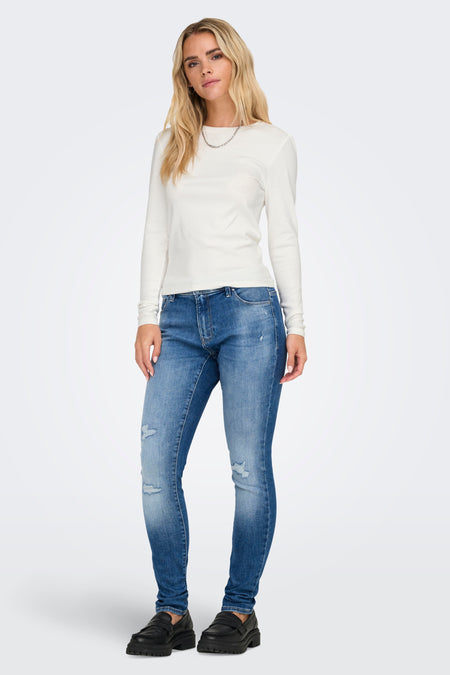 ONLRILEY O-NECK L/S TOP JRS