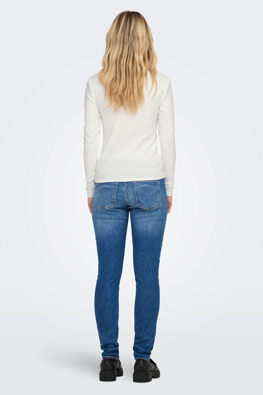 T-shirt met lange mouwen - ecru - ONLY®