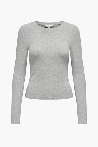 T-shirt met lange mouwen - grijs - ONLY®