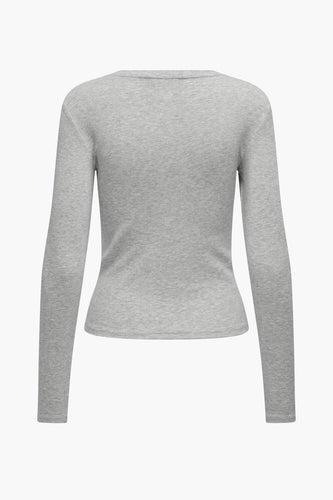 T-shirt met lange mouwen - grijs - ONLY®