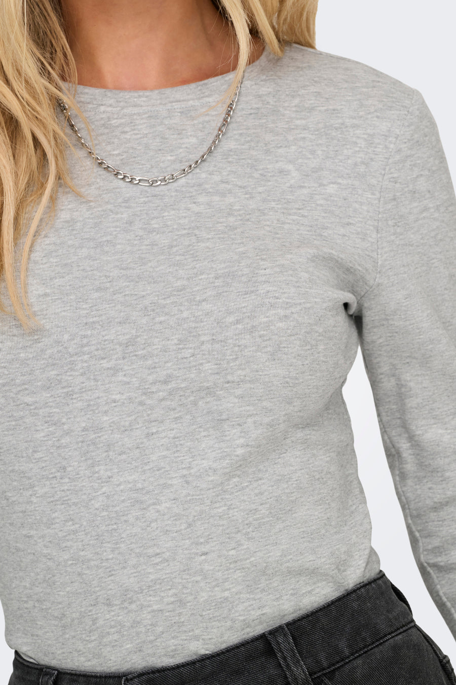 T-shirt met lange mouwen - grijs - ONLY®