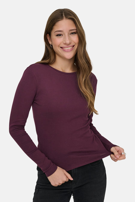 Top (lange mouwen) paars - ONLY®