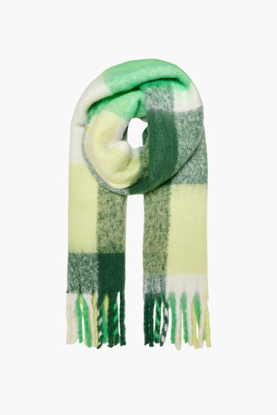 Manteau d'hiver vert ONLY, avec un un un de et des franges.