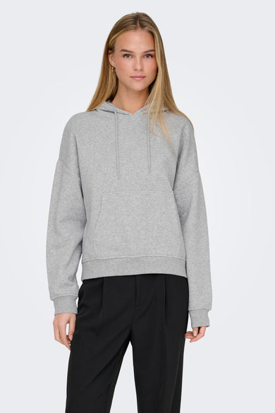 Sweater met kap - grijs