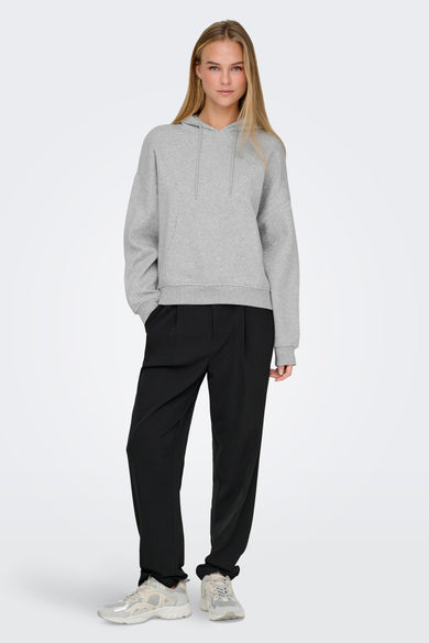 Sweater met kap - grijs