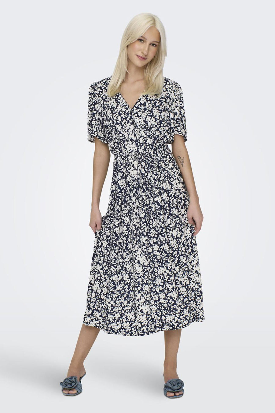 Kleedje met korte mouwen - blauw - ONLY®