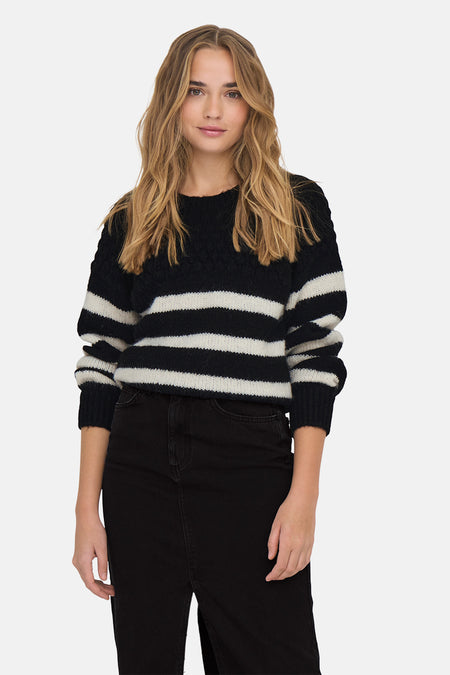 Trui met ronde hals Zwart - ONLY®