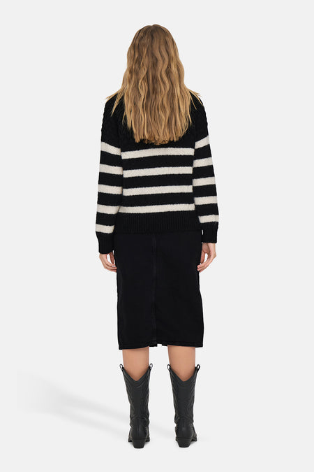 Trui met ronde hals Zwart - ONLY®