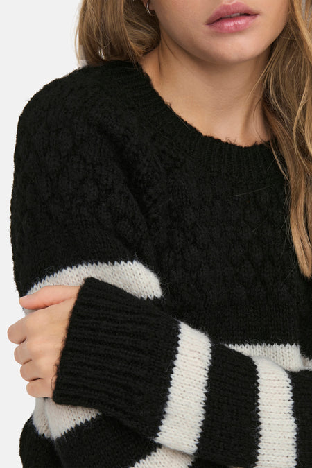 Trui met ronde hals Zwart - ONLY®