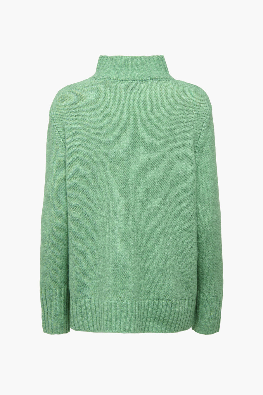 T-shirt vert de col enourée ONLY, avec une douce texture.