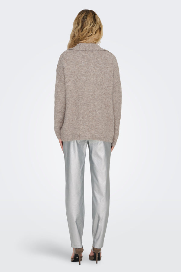 Pull col V Beige - ONLY®