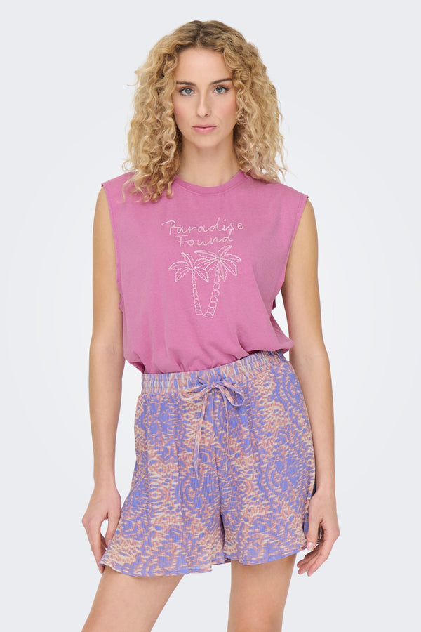 Top (zonder mouwen) Roze - ONLY®