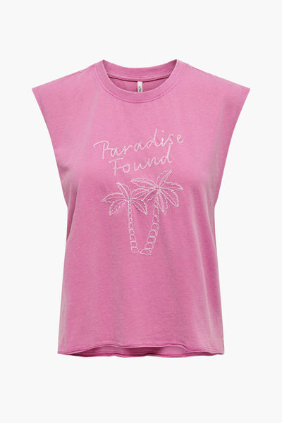 Top (zonder mouwen) Roze - ONLY®