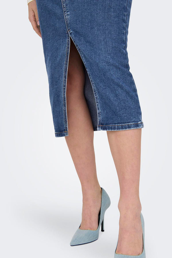 Jupe 3/4 Mid blue denim - ONLY®