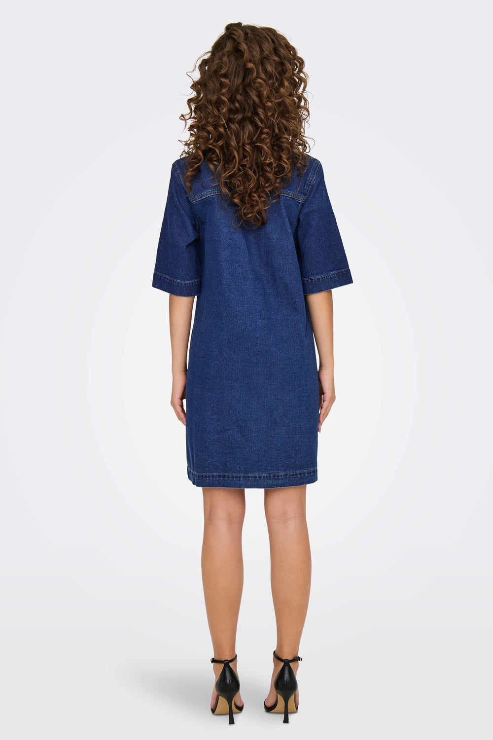 Kleedjes (korte mouwen) Dark blue denim - ONLY®