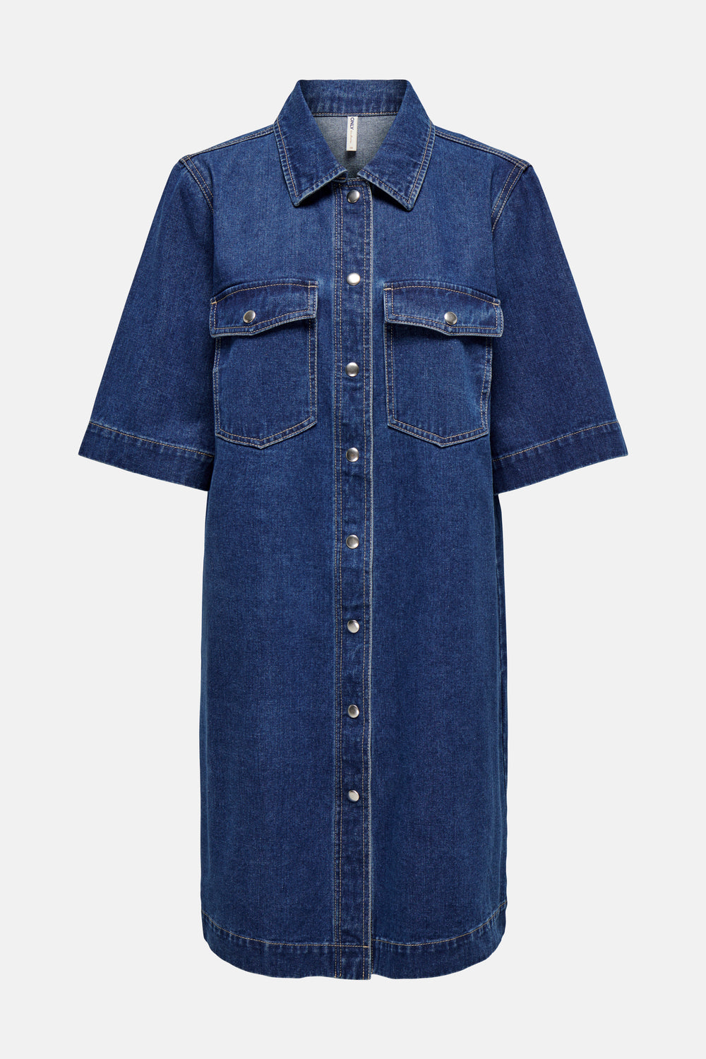 Kleedjes (korte mouwen) Dark blue denim - ONLY®