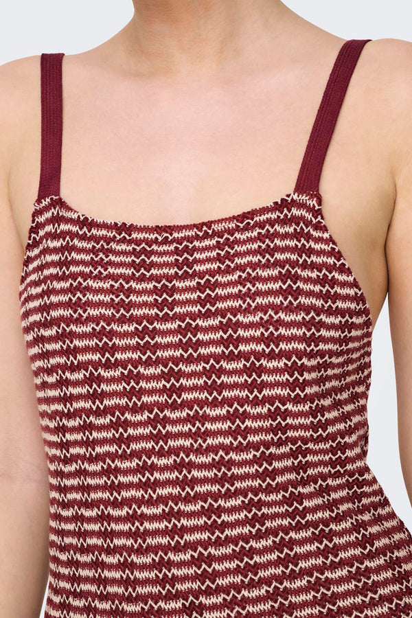 	Dames tops kleed zonder mouw Rouge - ONLY®