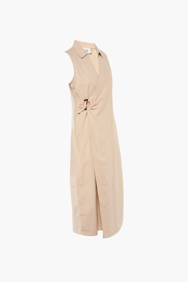 Dames tops kleed zonder mouw Beige - JDY