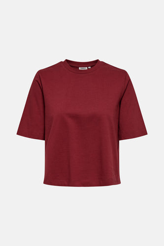 T-shirt met korte mouwen - Bordeaux