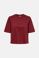 T-shirt met korte mouwen - Bordeaux