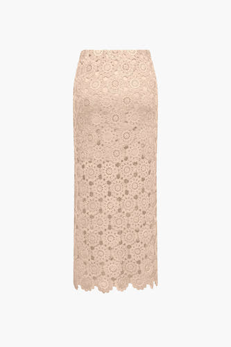 Jupe longue - beige