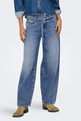 ONLGIANNA MW STRAIGHT JEANS DOT596 DNM