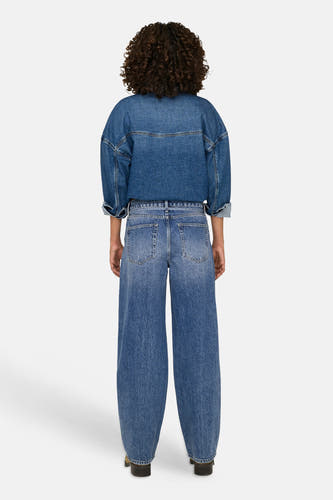 GIANNA - mid blue denim