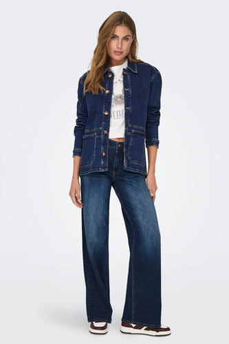 ONLCAPRI L/S CARGO POCKET DNM JACKET CRO - ONLY®