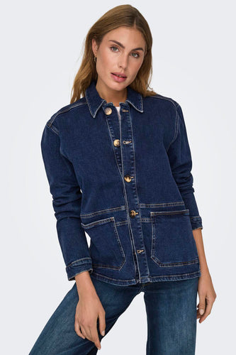 ONLCAPRI L/S CARGO POCKET DNM JACKET CRO - ONLY®