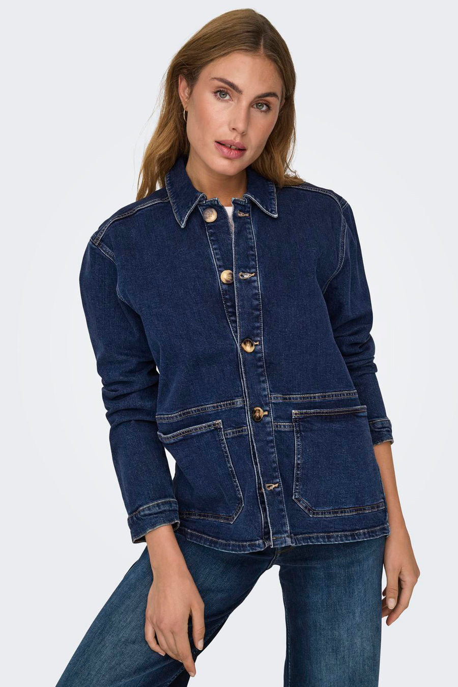 ONLCAPRI L/S CARGO POCKET DNM JACKET CRO - ONLY®