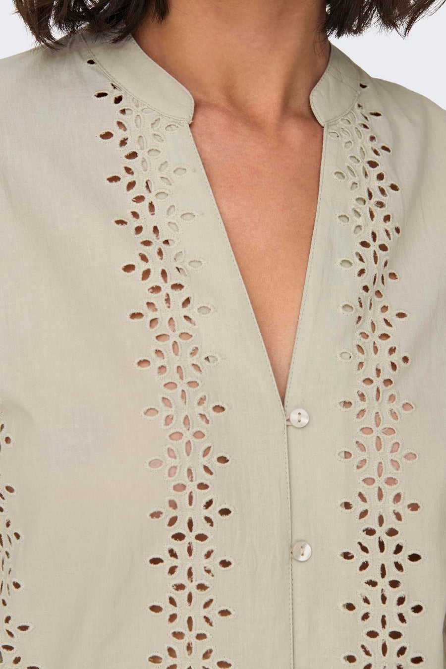 Blouse à manches longues - écru - ONLY® - 4