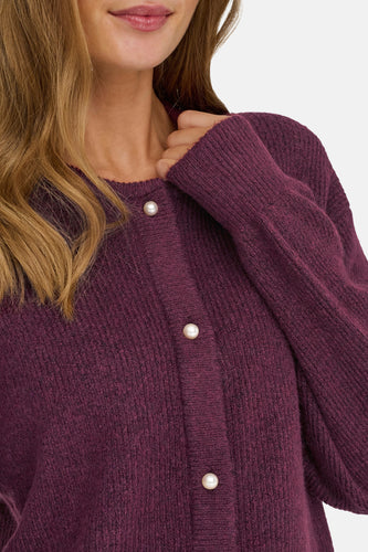 Cardigan - paars - JDY