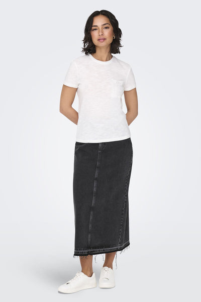 Jupe longue Black denim - ONLY®