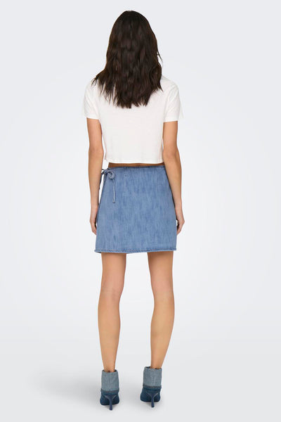 Rok (kort) Light blue denim - ONLY®