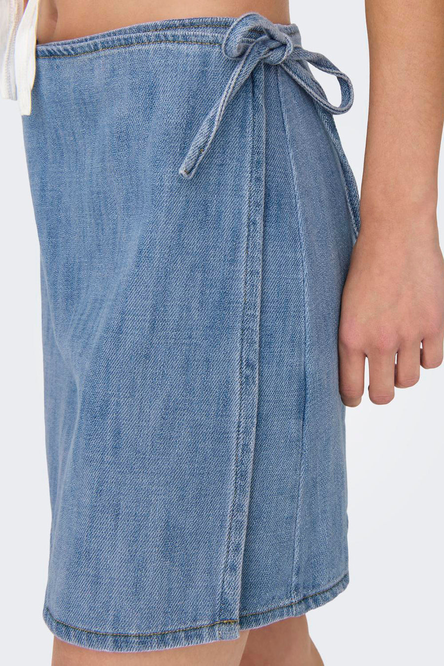 Rok (kort) Light blue denim - ONLY®