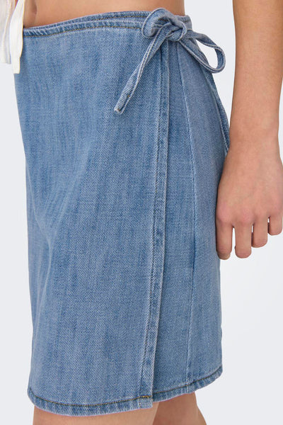 Rok (kort) Light blue denim - ONLY®