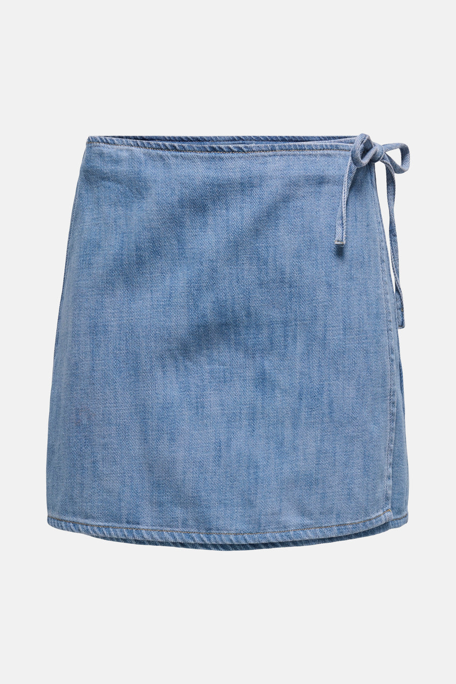 Korte rok - light blue denim