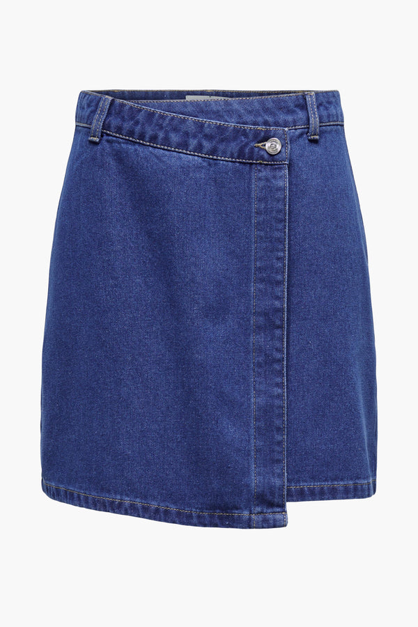 Rok (kort) Mid blue denim - JDY