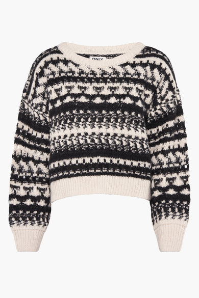 ONLALAIA LIFE LS O-NECK PRM KNT