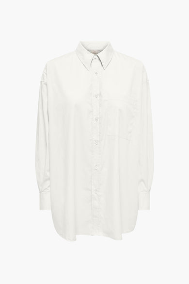 Chemise à manches longues - blanc