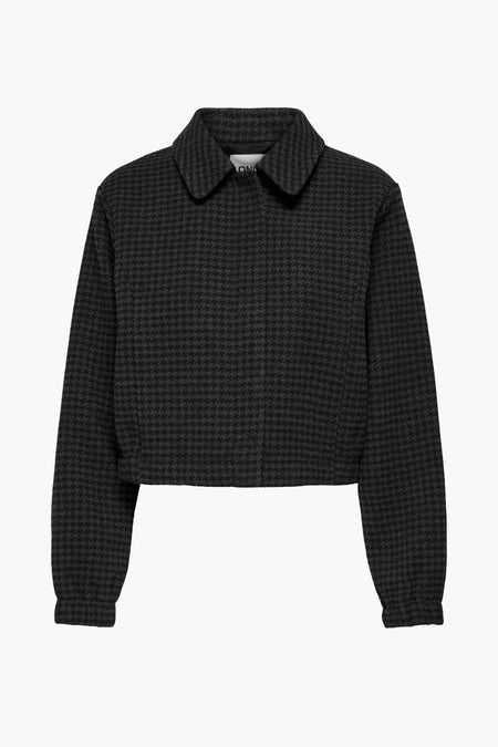 ONLELLA SHORT CHECK JACKET OTW