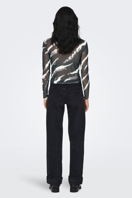 T-shirt met lange mouwen - grijs