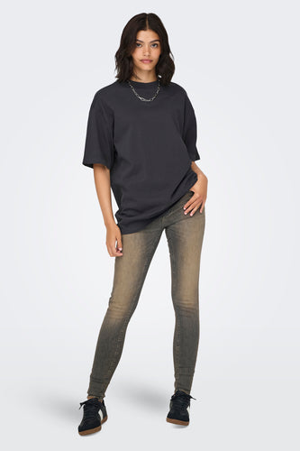T-shirt met korte mouwen - grijs