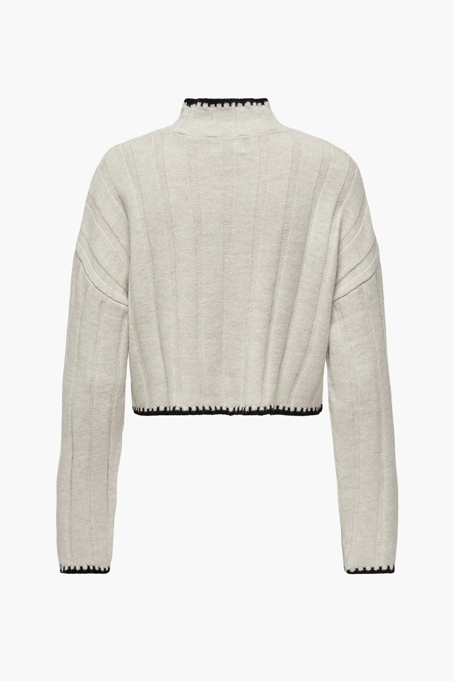 Pull met rolkraag - ecru - ONLY®