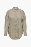 Hemd met lange mouwen - beige