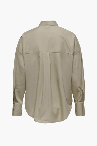 Hemd met lange mouwen - beige
