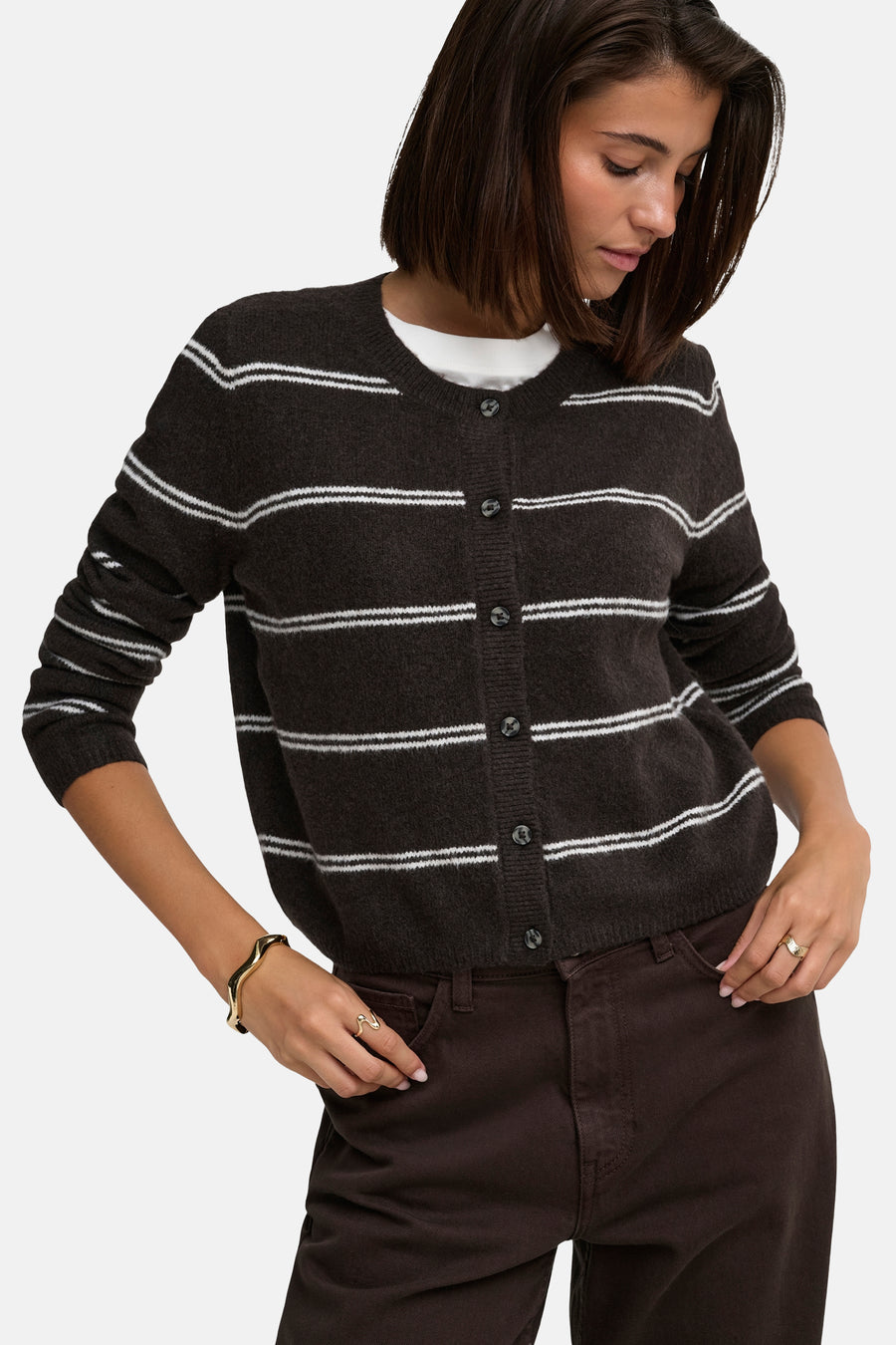 Cardigan bruin - JDY
