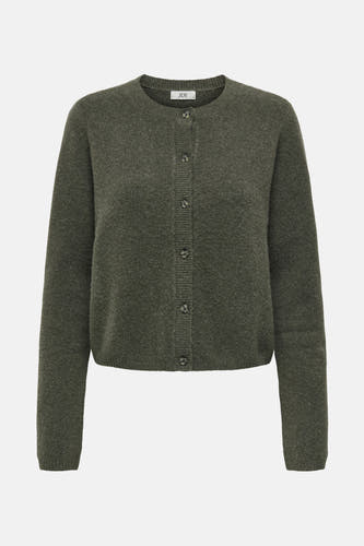 Kaki cardigan van JDY met knoopsluiting en lange mouwen.