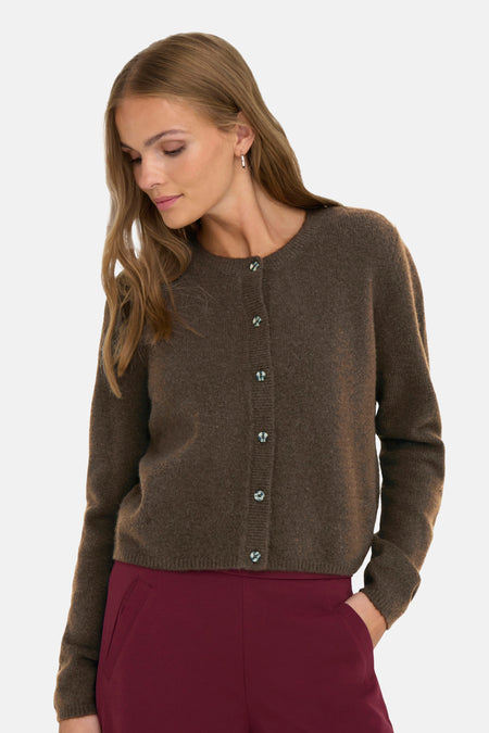 Cardigan bruin - JDY
